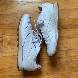 White Reebok Chunky Dad Shoes